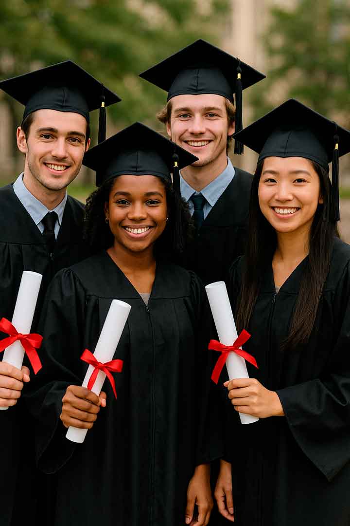 Jovem realizando avaliação vocacional para orientação profissional
