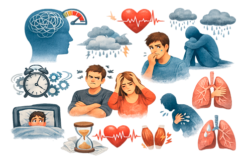 avaliação de ansiedade em adultos e adolescentes