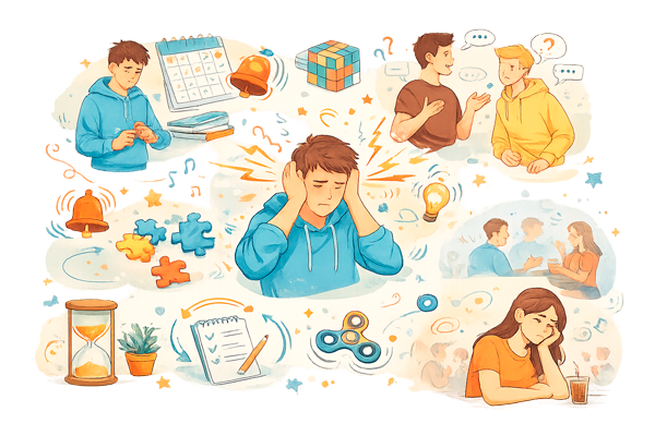 Adolescentes de TEA em adultos e adolescentes